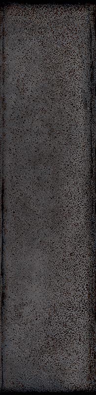 Fliese unregelmäßige Oberfläche 5x20 cm "Tetris Smoke" anthrazit dunkelgrau glänzend 