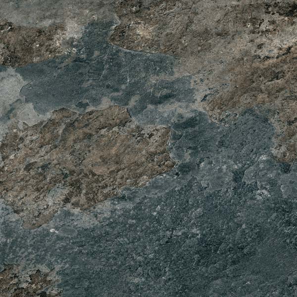 Fliese Steinoptik rustikal schwarz braun "Bor Marengo" rektifiziert 