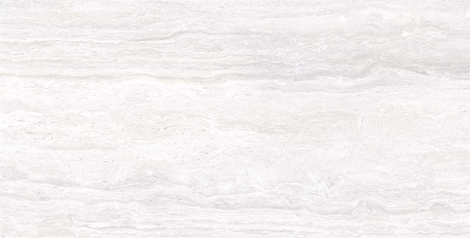 Travertin-Steinoptik weiß 60x120cm matt "Marvet White" Feinsteinzeug rektifiziert