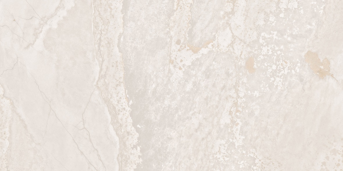 Fliese Metalloptik beige matt 60x120cm "Planet Cream" Feinsteinzeug rektifiziert - mit fühlbarer 3D-Struktur