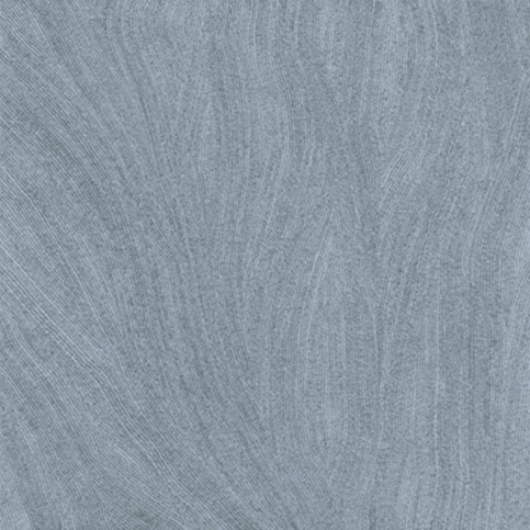 Freisteller der Fliese Refin Ink Wavy im Format 80x80 cm in Blau-Grau mit feiner künstlerischer Linienoptik und geschwungener Struktur
