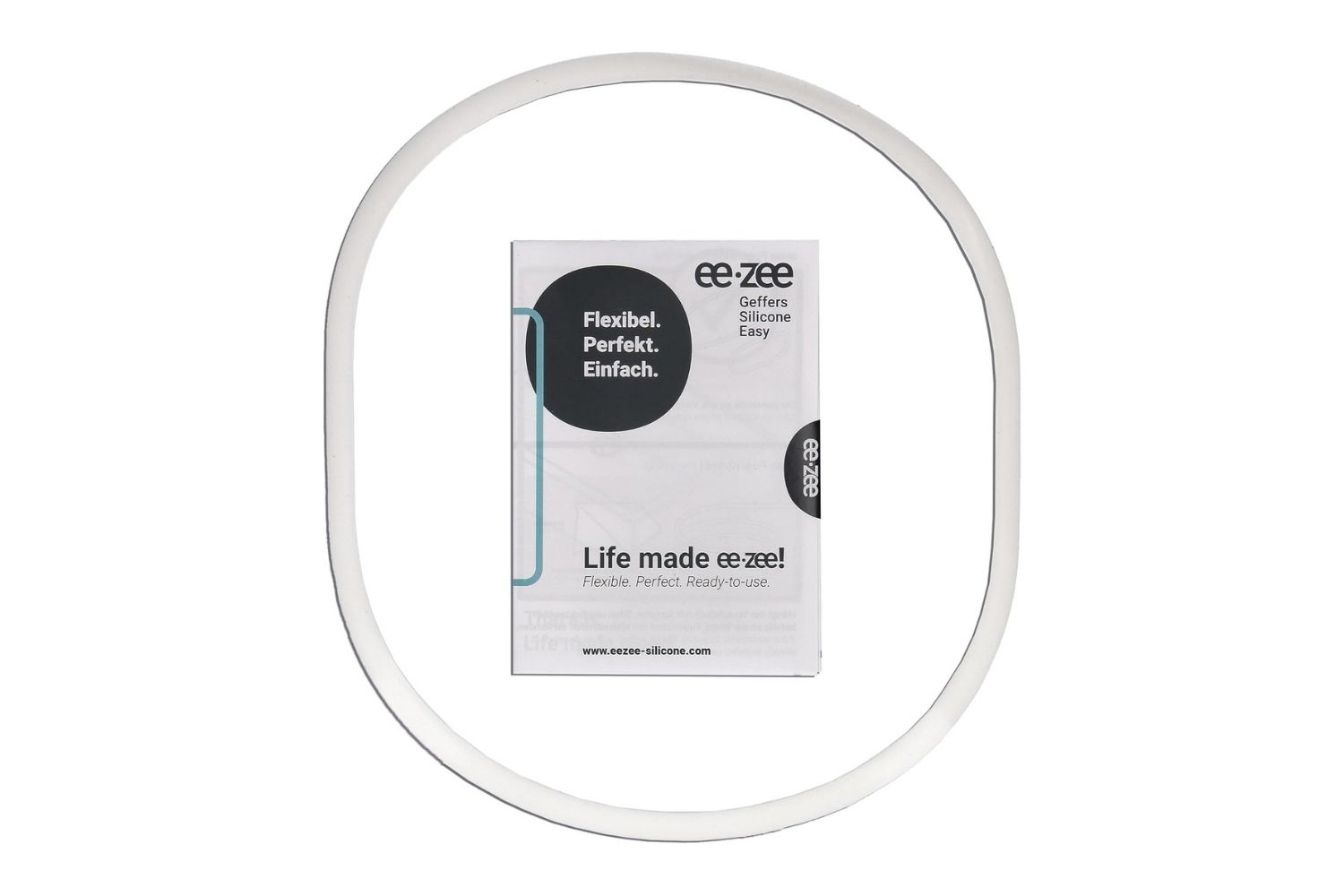 eezee Silikonfugenring 1100 mm weiß  – Für Waschbecken & WC