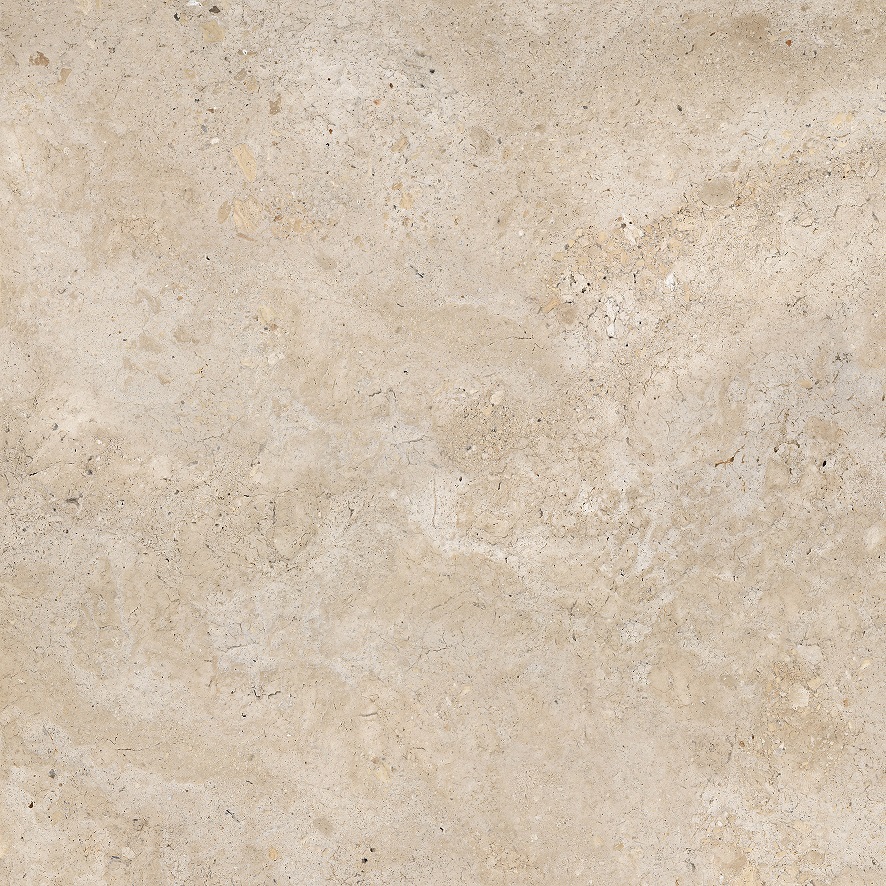 Fliese Natursteinoptik beige matt 90 x 90cm  "Petra Beige" Feinsteinzeug rektifiziert