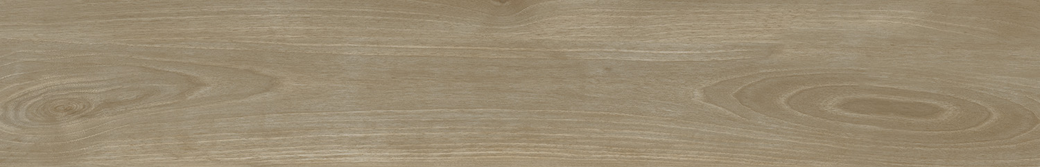 Fliese Holzoptik Eiche braun 20x120 cm "Byron Tan" Feinsteinzeug rektifiziert