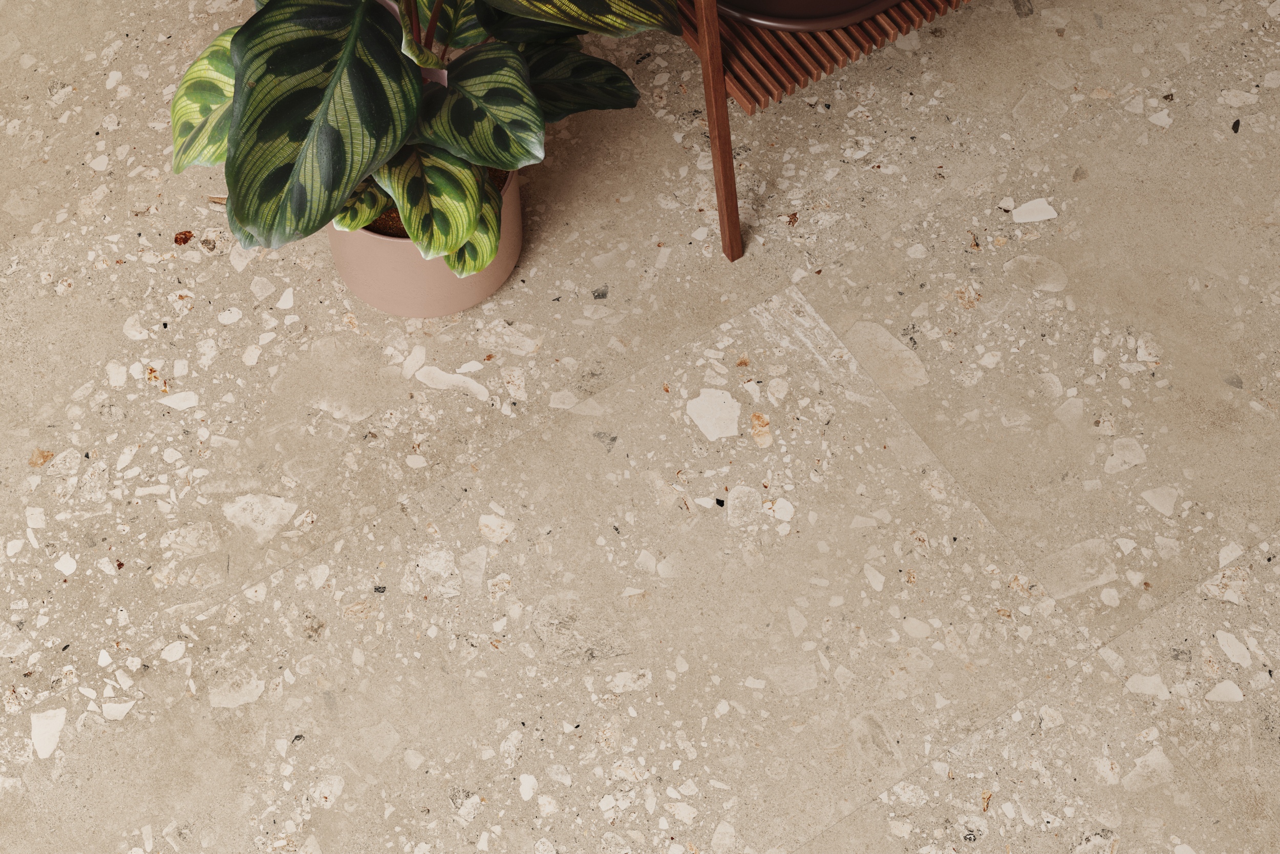 Fliese Terrazzo-Optik Logico Cosmo Sand Sant Agostino beige Fliese Terrazzo-Optik Logico Cosmo Sand Sant Agostino beige