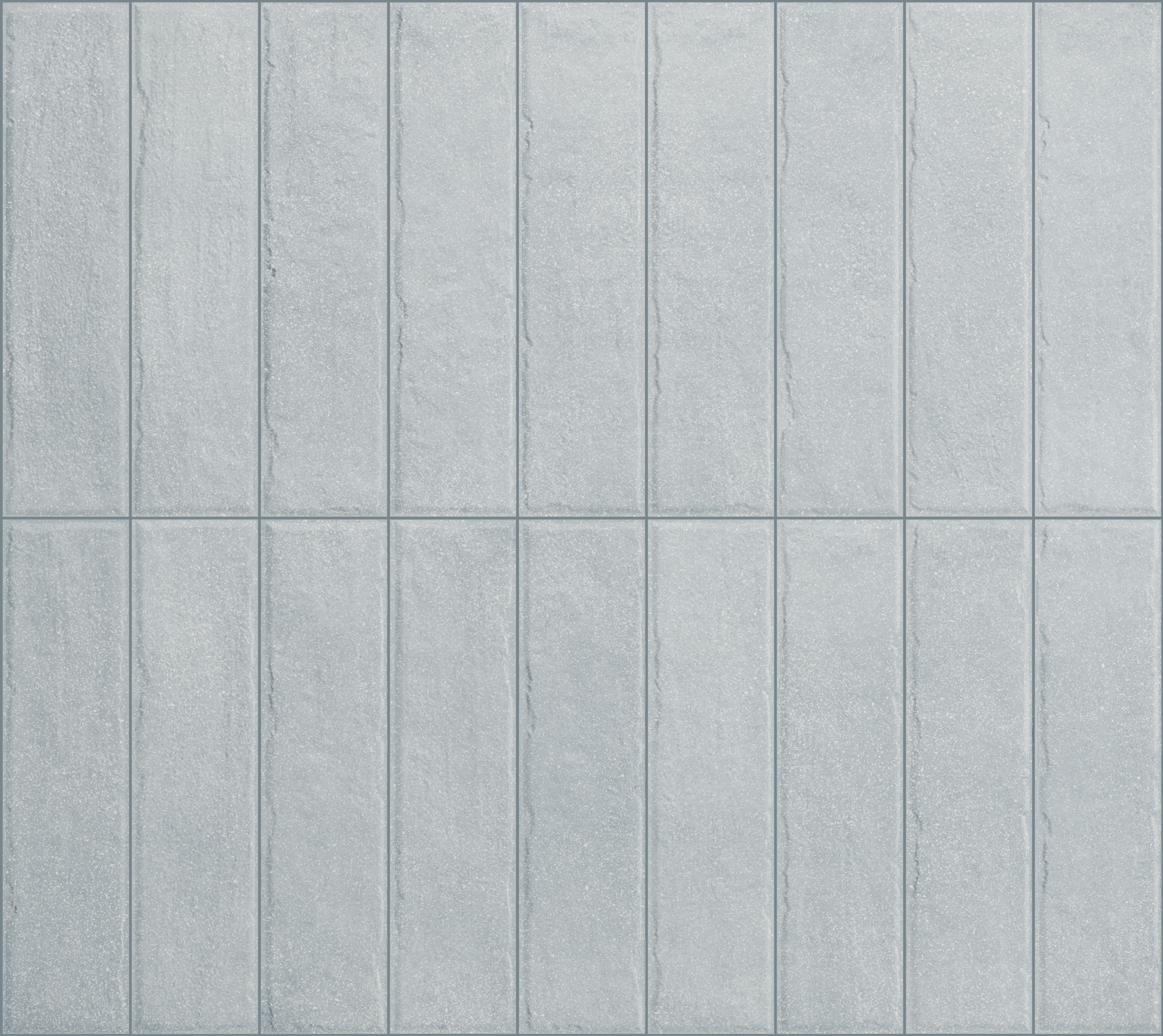 Fliese unregelmäßige Oberfläche 5x20 cm "Tetris Aria" grau-blau matt