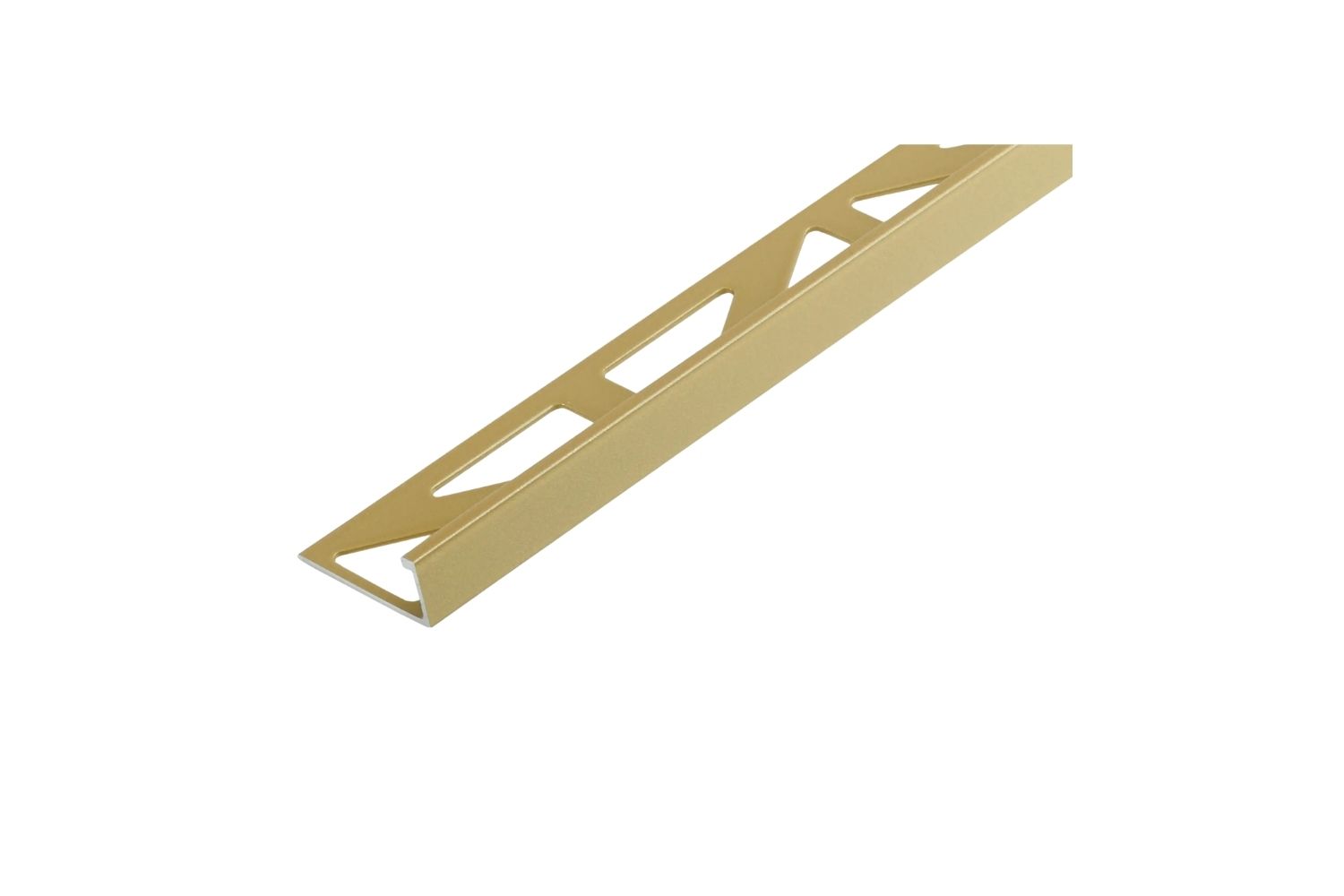Dural Winkelprofil gold DUROSOL pulverbeschichtet Aluminium-Abschlussschiene 250 cm