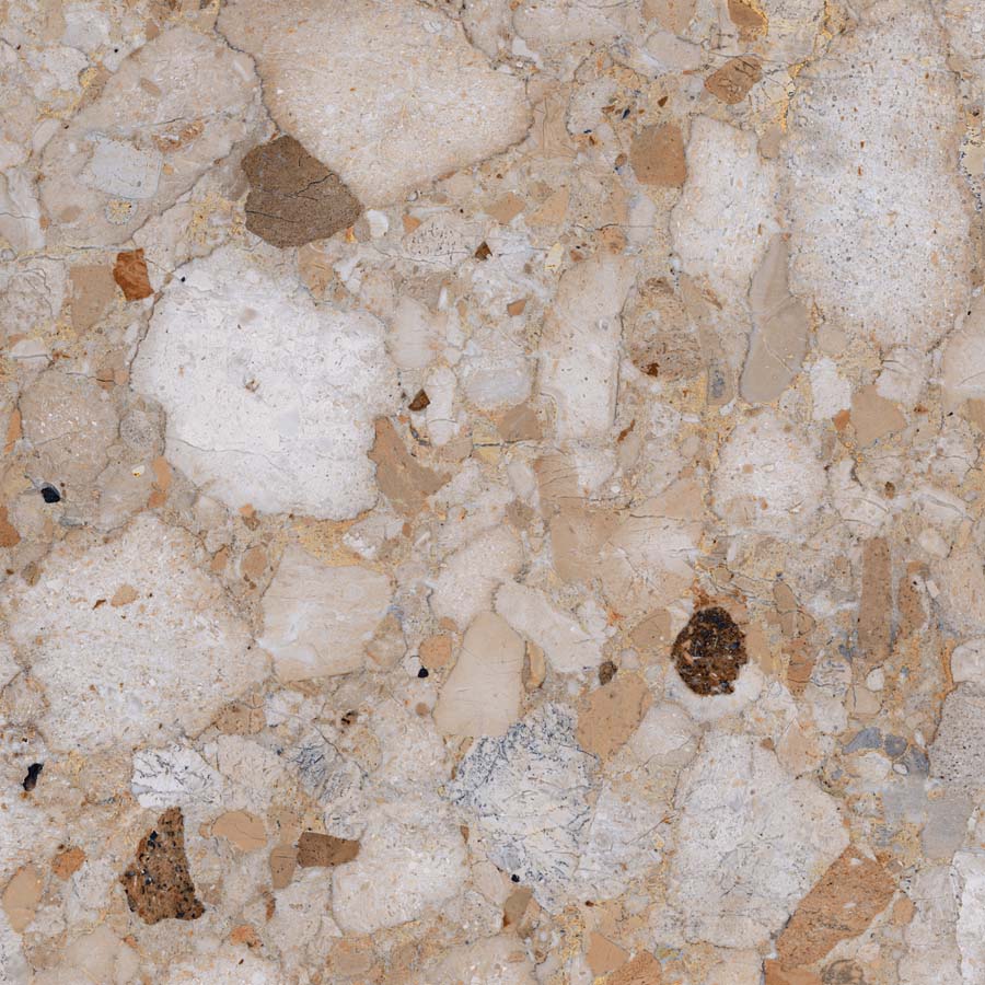 VENISTONE-GOLD-6060-3FB Fliese Terrazzo-Steinoptik beige matt 60x60 cm "Veni Gold" rektifiziert