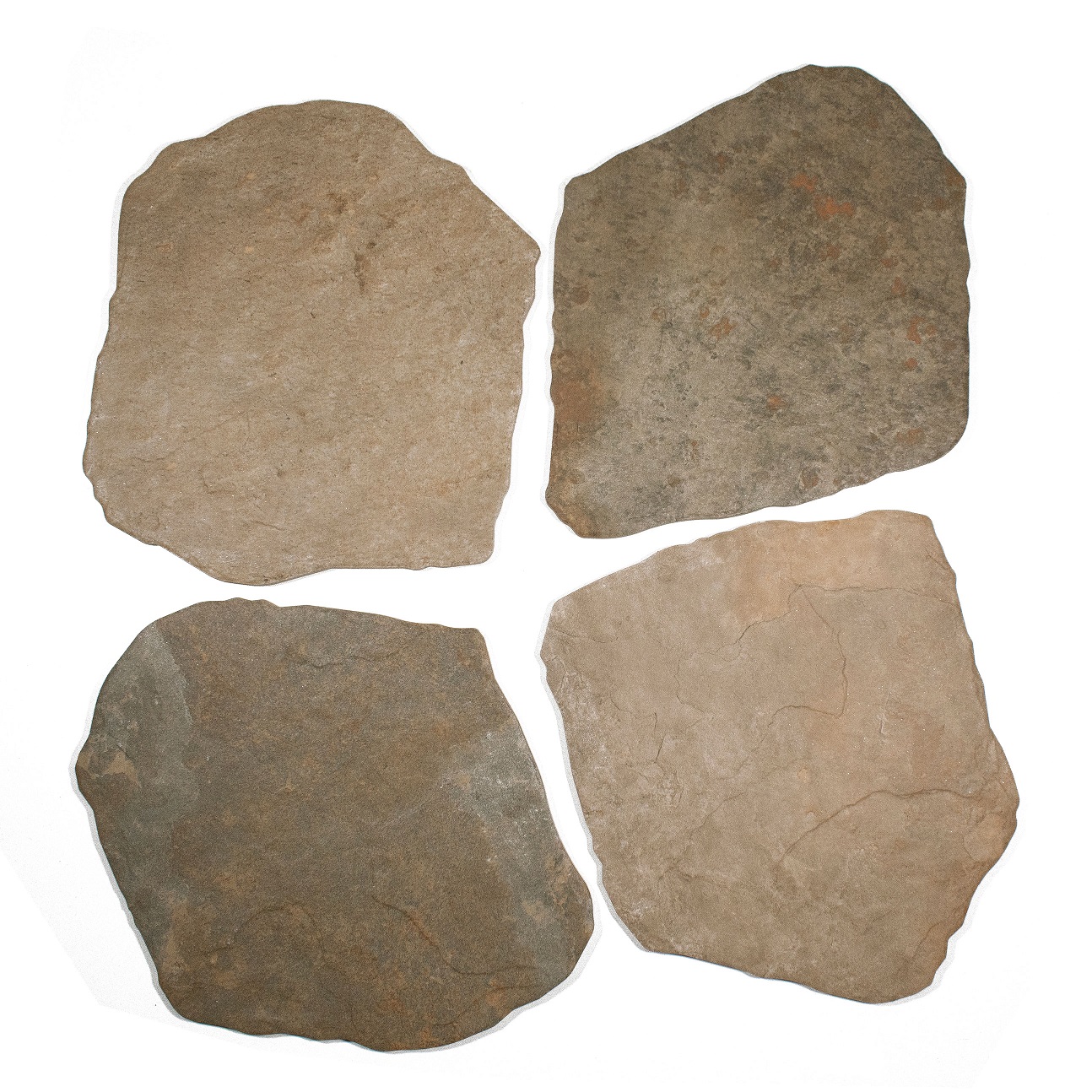 Polygonalplatten Feinsteinzeug braun-beige 28,5x33x1cm "Nazca Earth"