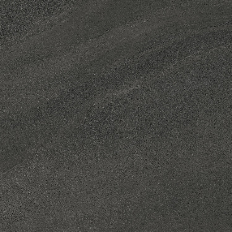 Fliese Sandstein-Optik dunkelgrau 90 x 90 cm "Eddystone Mica" Feinsteinzeug rektifiziert