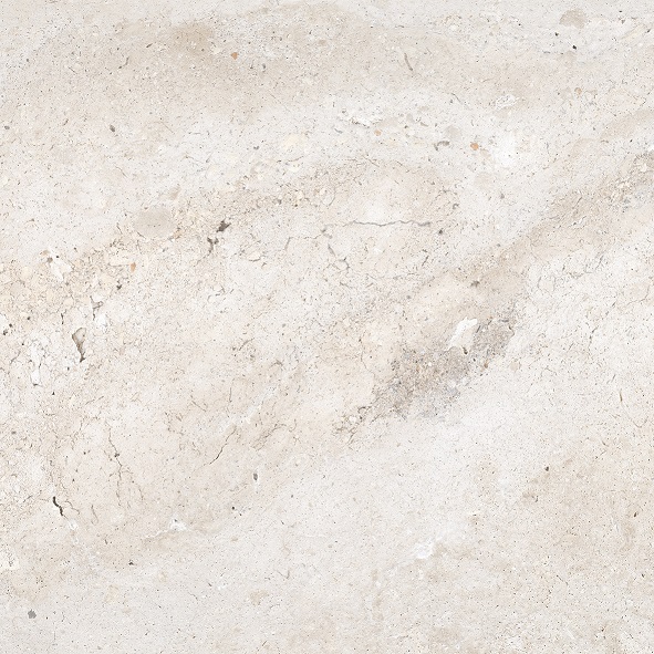 Fliese Natursteinoptik hellbeige matt 60 x60 cm "Petra Marfil" Feinsteinzeug mit fühlbarer 3D-Steinstruktur