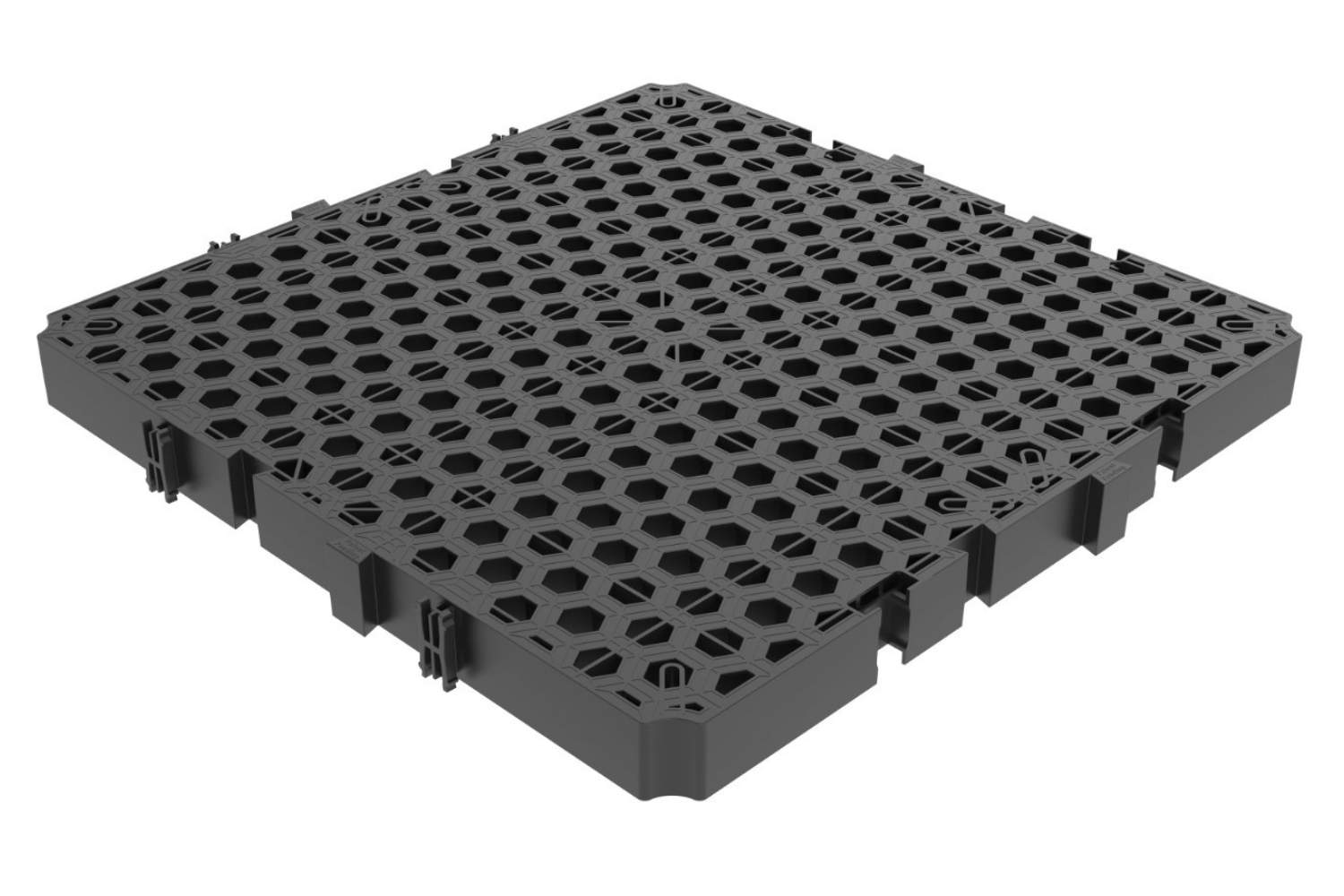 Wabenplatte 60x60 cm – Unterlage für Terrassenplatten, Balkon & Kunstrasen - Drainageplatte