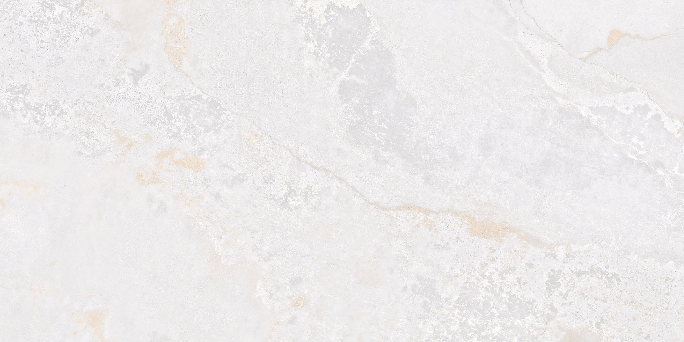 Fliese Metalloptik weiß glänzend 60x120cm "Planet White" Feinsteinzeug rektifiziert