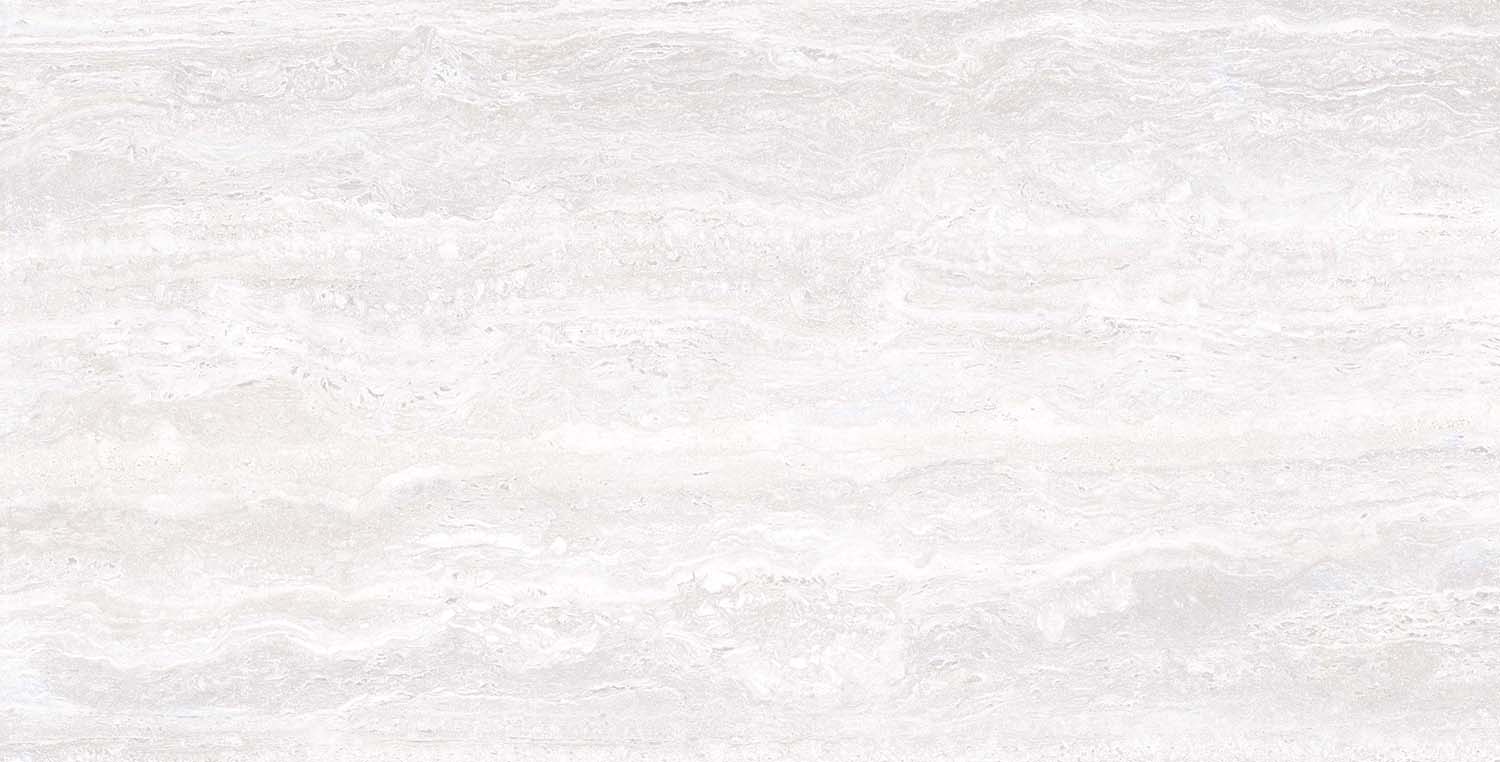 Travertin-Steinoptik weiß 60x120cm matt "Marvet White" Feinsteinzeug rektifiziert