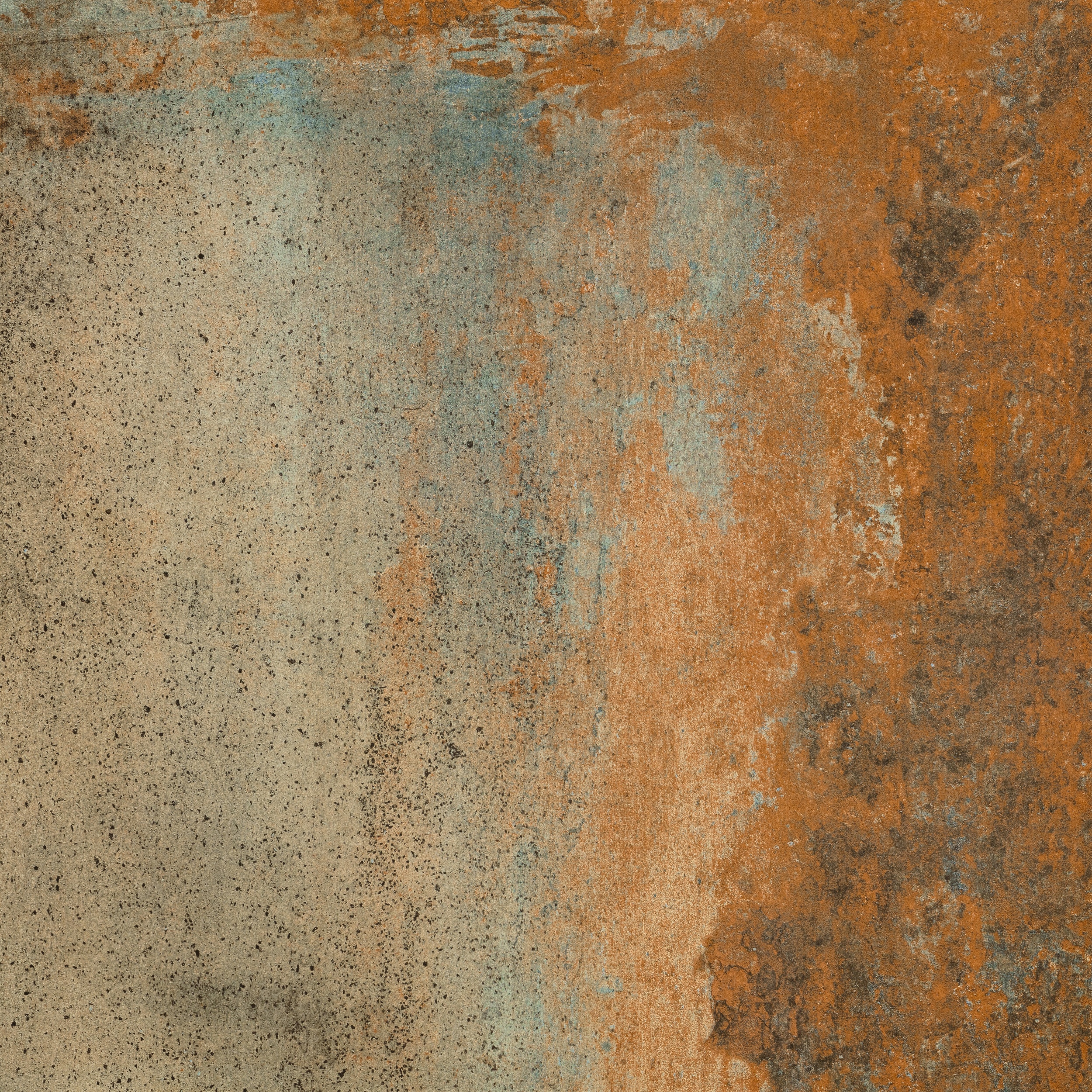 60x60 cm Fliese Metalloptik Serenissima Costruire Metallo Verde Bodenfliesen Wandfliesen Grünspan-Kupfer Rost