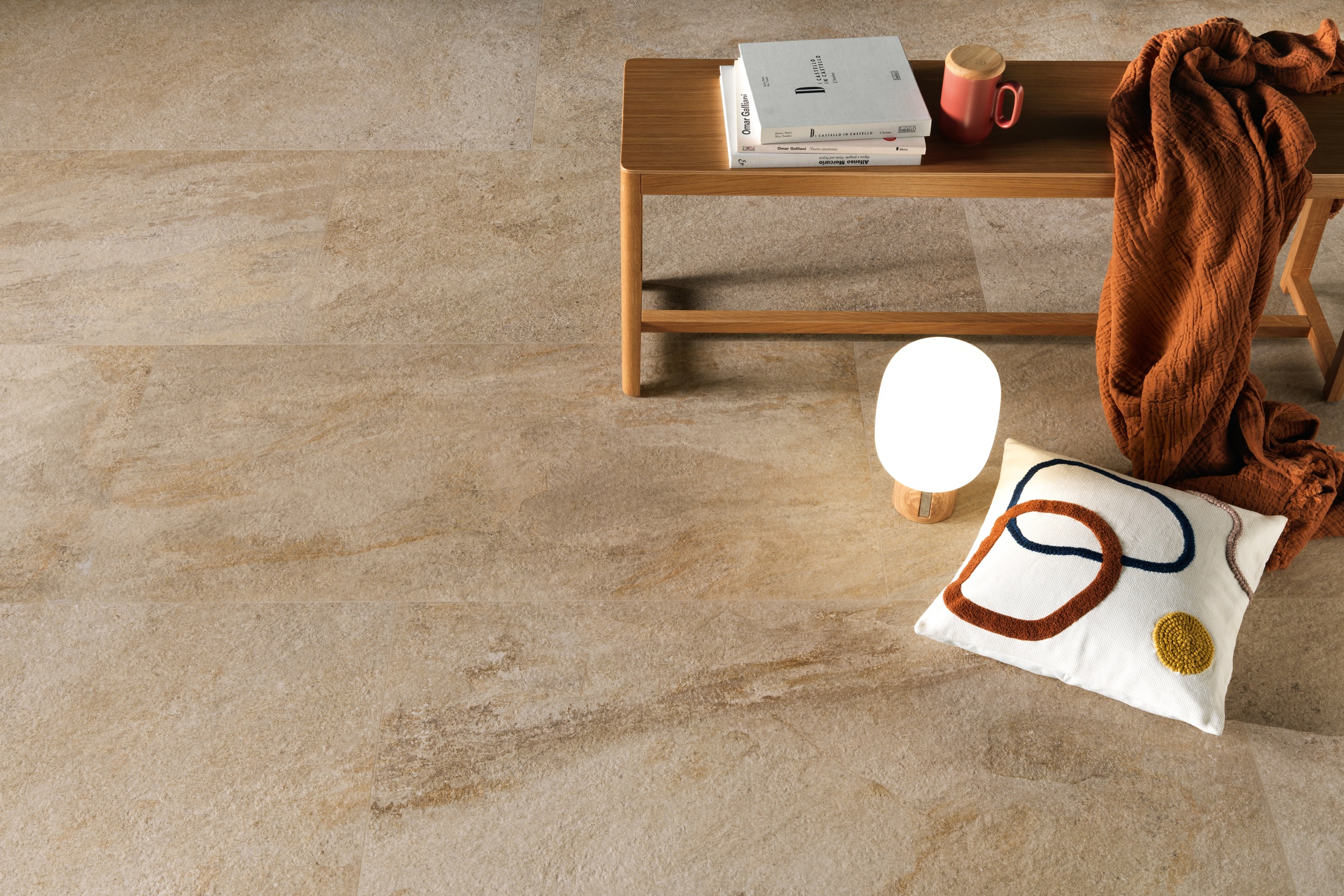 Bodenfliese Wandfliese Steinoptik Atlas Concorde Norde Oro hellbraun-beige Bodenfliese Wandfliese Steinoptik Atlas Concorde Norde Oro hellbraun-beige