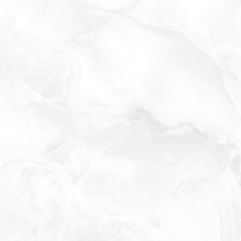 ONI-WHITE-120X120-3 Fliese Achat-Optik weiß marmoriert glänzend poliert "Onix White" rektifiziert