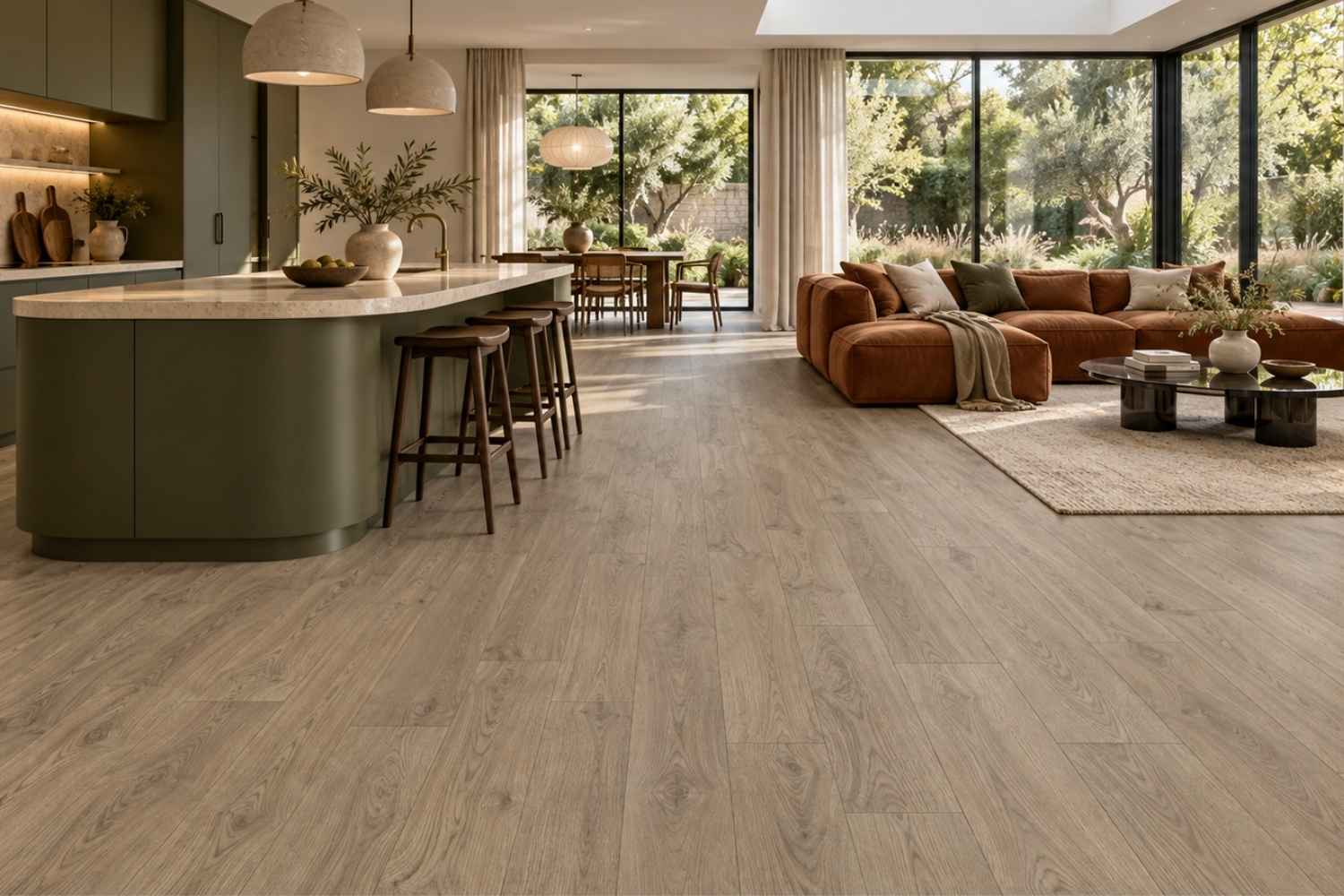 SPC Klick-Vinyl Holzoptik Braun matt "Timberly Topo" mit Trittschalldämmung
