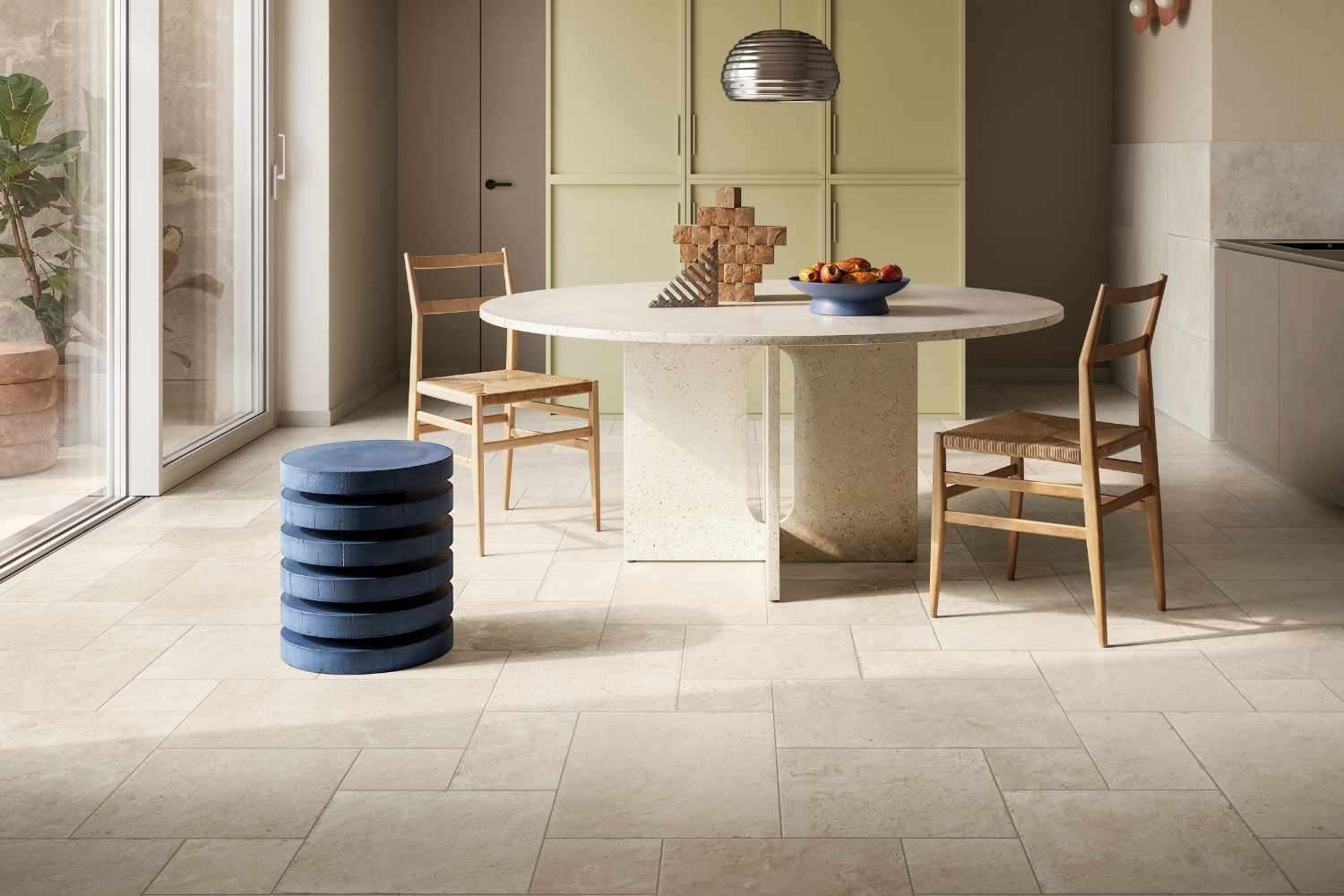 Bodenfliesen-Set Römischer Verband Natursteinoptik | fertiges Set mit verschiedenen Größen | "Contrada Valente Chianca" Bodenfliesen-Set Römischer Verband Natursteinoptik | fertiges Set mit verschiedenen Größen | "Contrada Valente Chianca"