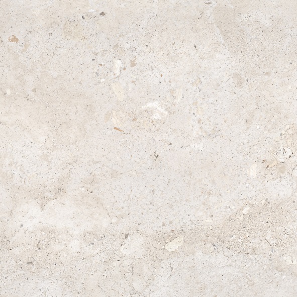 Fliese Natursteinoptik hellbeige matt 60 x60 cm "Petra Marfil" Feinsteinzeug mit fühlbarer 3D-Steinstruktur