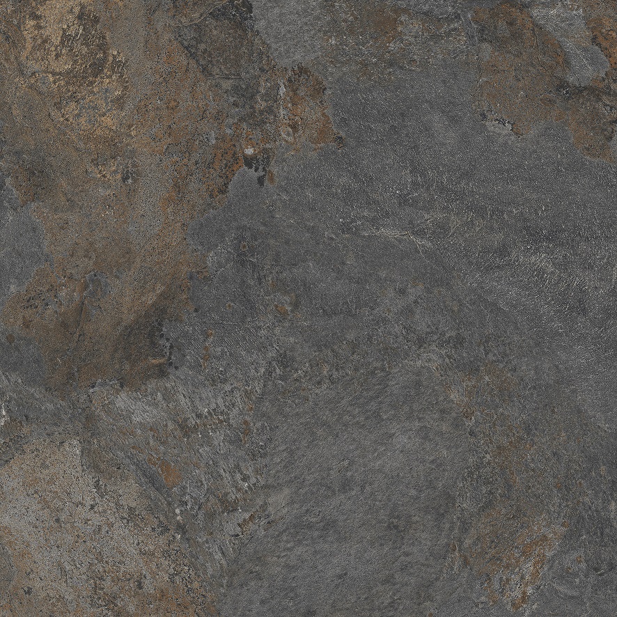 Fliese Natursteinoptik grau-blau matt 90 x 90cm  "Nebula Cobalt" Feinsteinzeug mit fühlbarer 3D-Steinstruktur