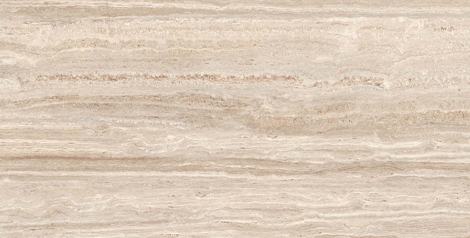 Travertin-Steinoptik beige 60x120cm matt "Marvet Classic" Feinsteinzeug rektifiziert