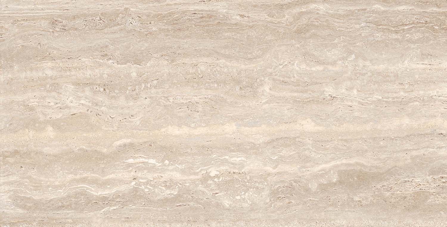 Travertin-Steinoptik beige 60x120cm matt "Marvet Classic" Feinsteinzeug rektifiziert