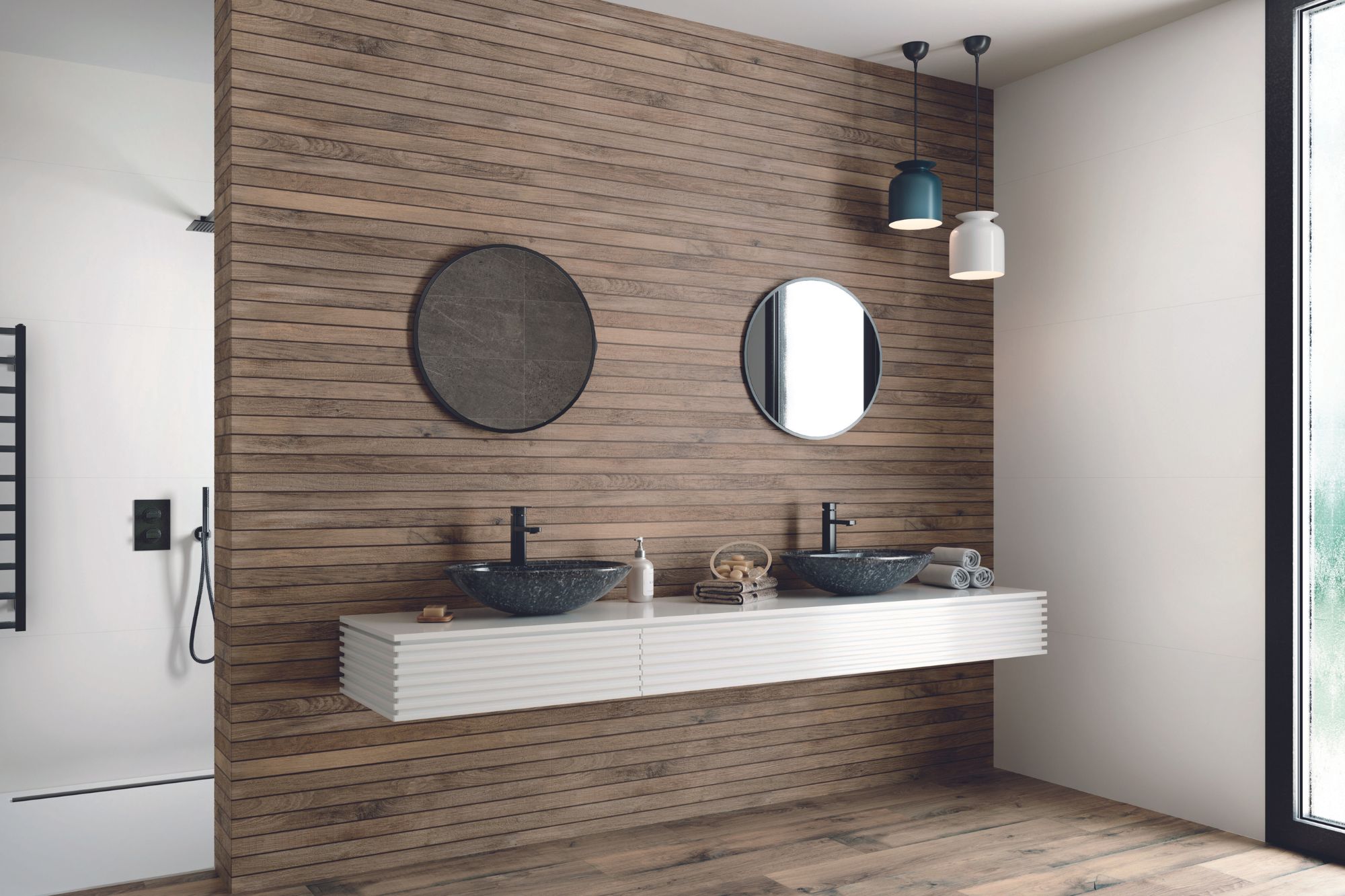 fliese wandpaneele holzoptik 33,3x100 cm dekor wandverkleidung