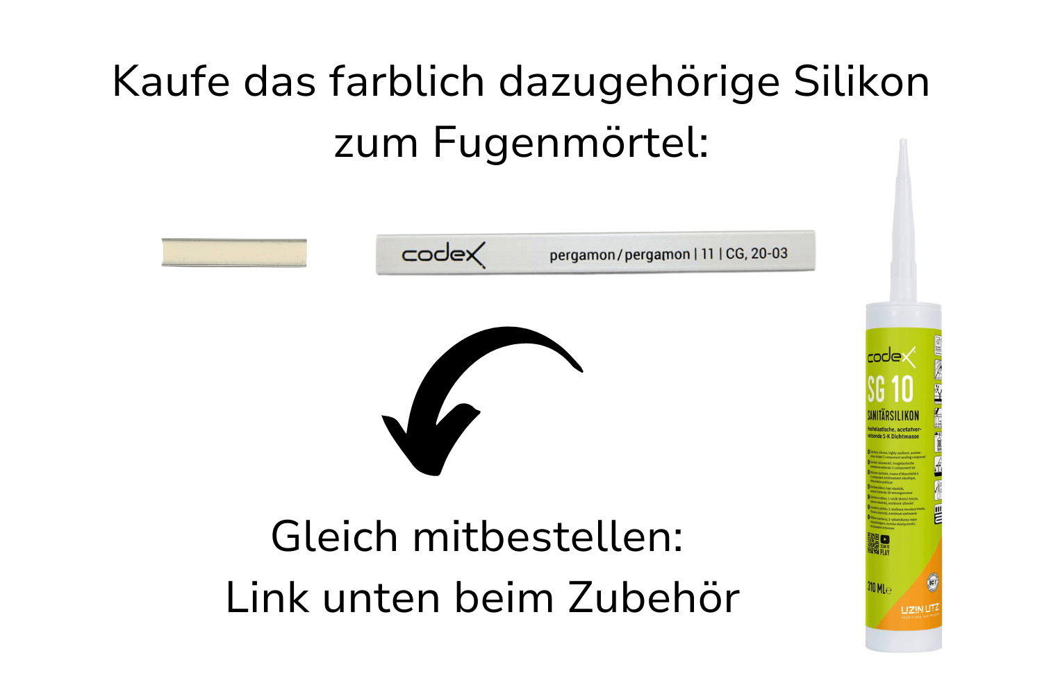 Fugenmörtel für Fliesen & Naturstein "Codex Brillant Cristal" pergamon | schnell erhärtend flexibel 5 kg