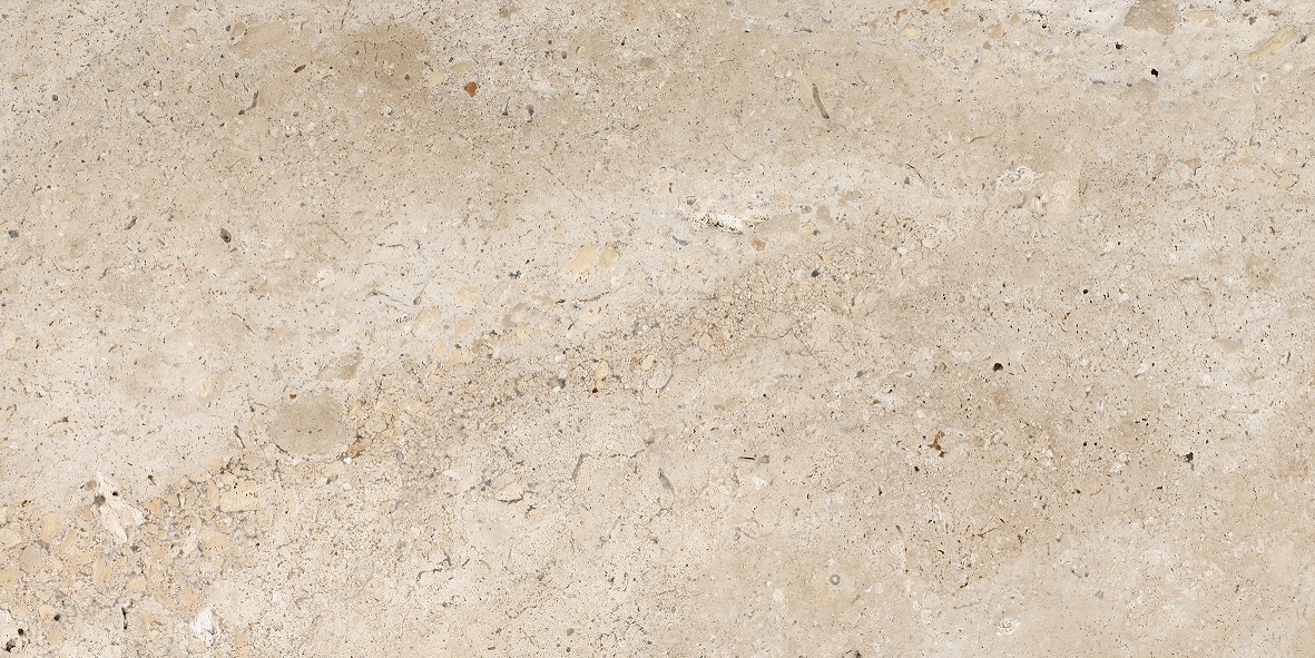 Fliese Natursteinoptik beige matt 30 x 60 cm "Petra Beige" Feinsteinzeug mit fühlbarer 3D-Steinstruktur