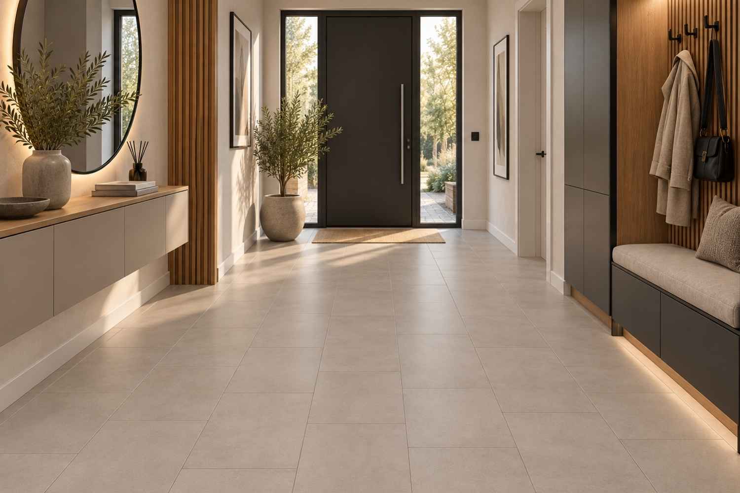 Restposten Fliese Steinoptik Beige 30x60cm matt "Steuler Habitat Stone" Kerateam Feinsteinzeug rektifiziert