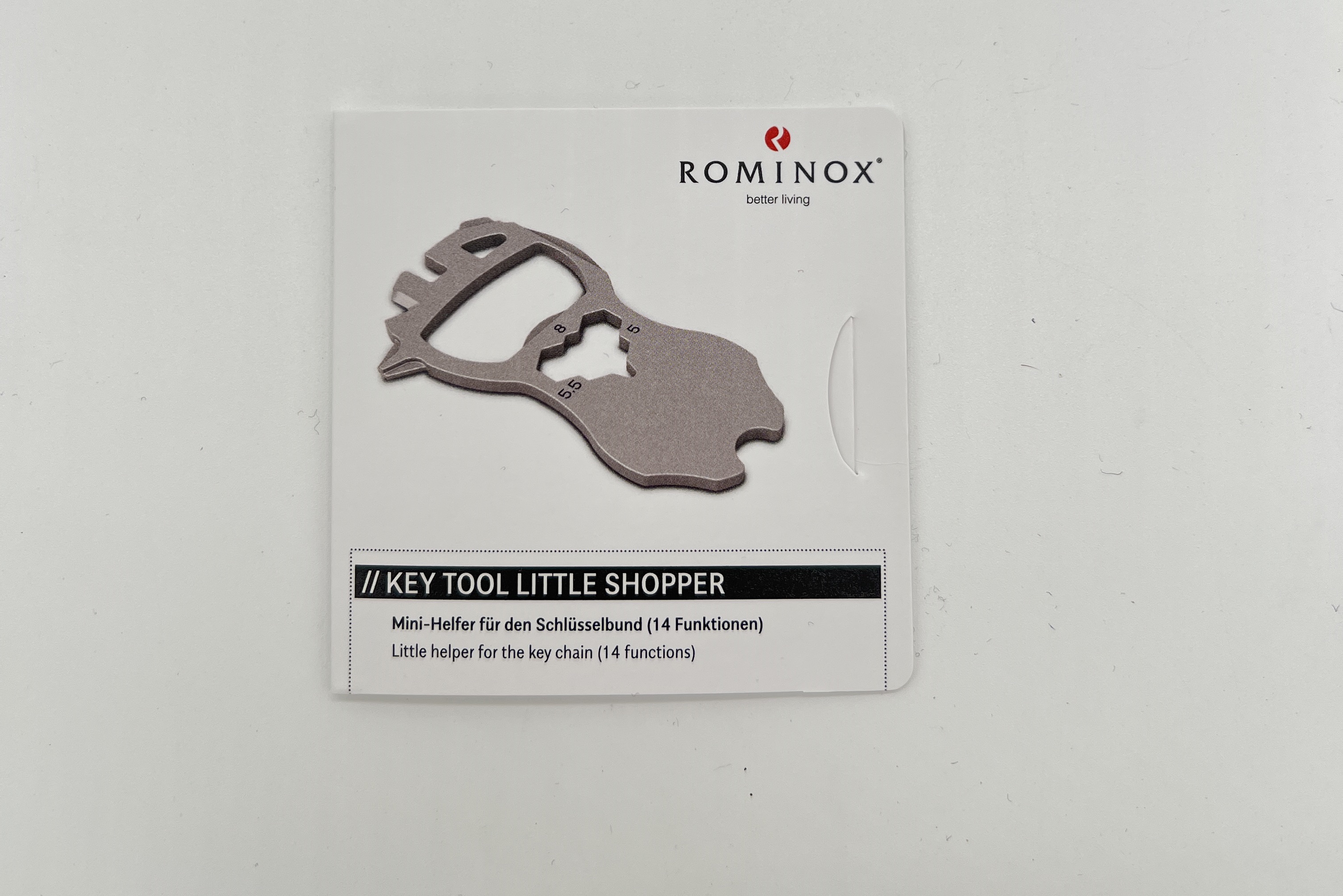 Multitool Keytool Mini-Helfer für den Schlüsselbund mit 14 Funktionen