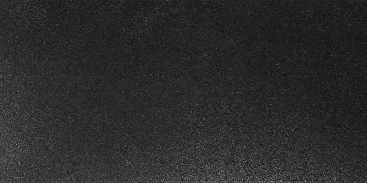 Fliese 120x60 cm schwarz "Black Lappato" anpoliert mit elegantem Seidenglanz Feinsteinzeug rektifiziert
