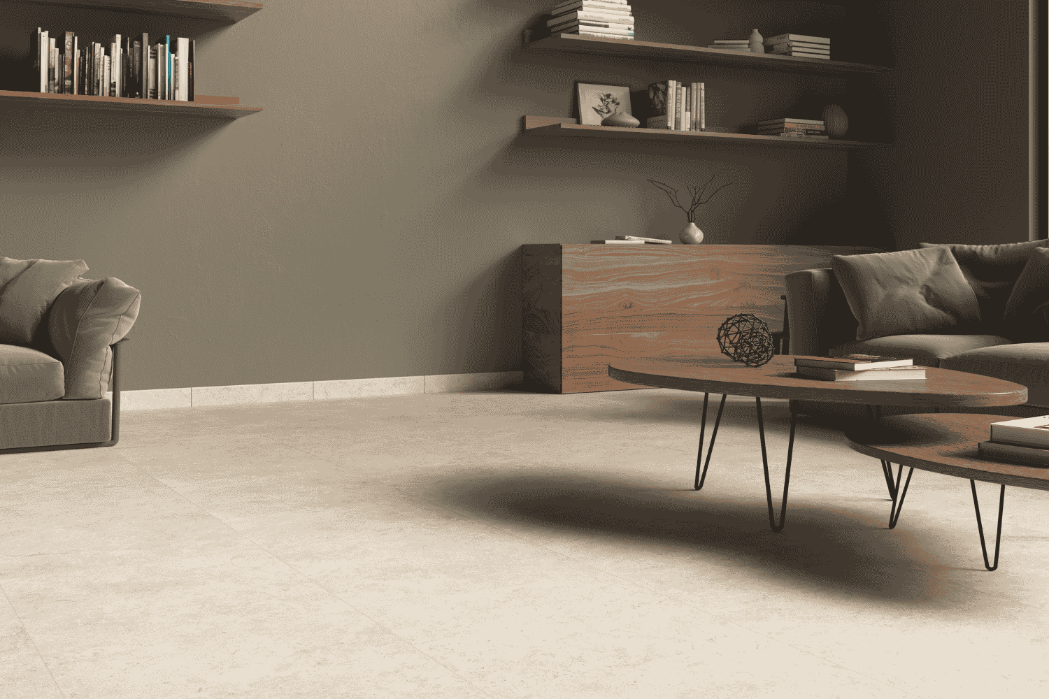 Fliese Steinoptik beige matt "Babilon Beige" Feinsteinzeug rektifiziert  