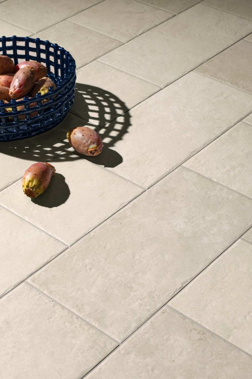 Bodenfliesen-Set Römischer Verband Natursteinoptik | fertiges Set mit verschiedenen Größen | "Contrada Valente Chianca" 