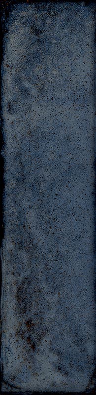 Fliese unregelmäßige Oberfläche 5x20 cm "Tetris Ocean" dunkelblau glänzend