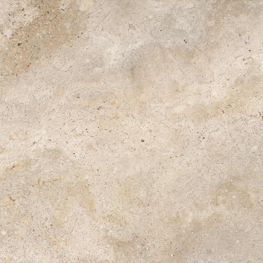 Fliese Natursteinoptik beige matt 90 x 90cm  "Petra Beige" Feinsteinzeug rektifiziert