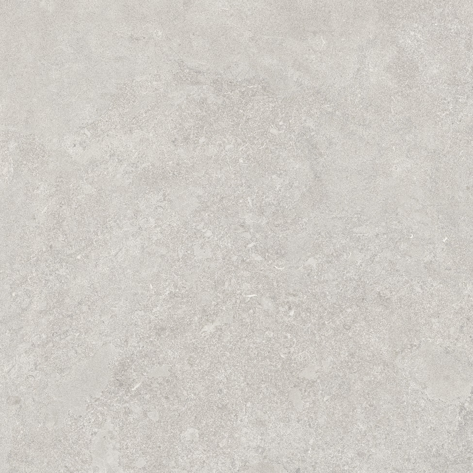 Fliese Steinoptik hellgrau 60x60 cm  "Southwell Cross Pearl" Feinsteinzeug rektifiziert