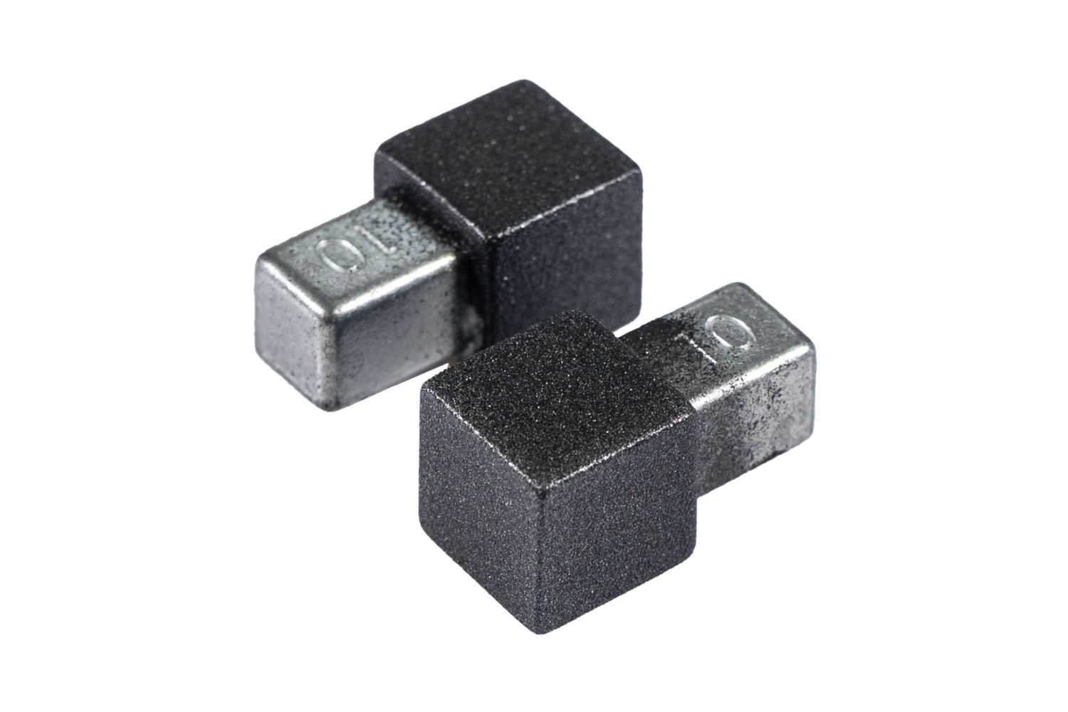 2 Stk. Dural Ecken für Fliesenprofil Basalt pulverbeschichtet SQUARELINE ROCKS Aluminium