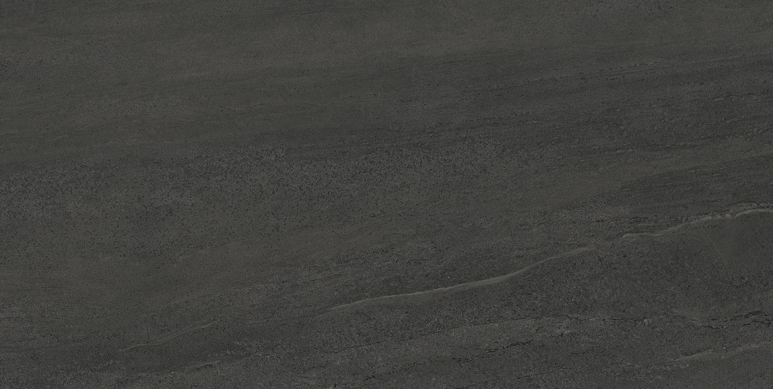 Fliese Sandstein-Optik dunkelgrau 60 x 120 cm "Eddystone Mica" Feinsteinzeug rektifiziert