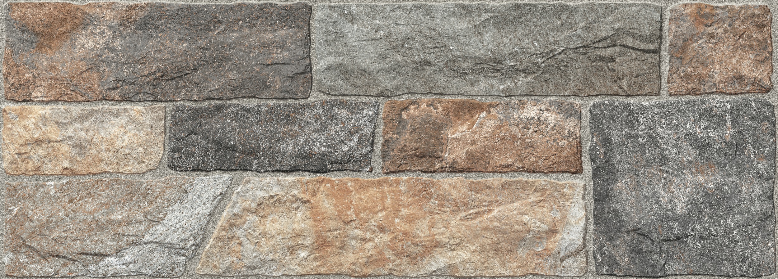 Verblender Fliese Natursteinoptik Maestrat Nature grau-braun 32x89 cm Wandverkleidung Steinoptik für innen & außen Verblender Fliese Natursteinoptik Maestrat Nature grau-braun 32x89 cm Wandverkleidung Steinoptik für innen & außen