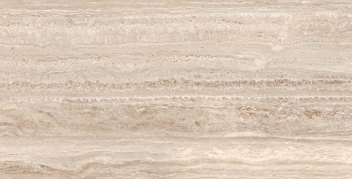 Travertin-Steinoptik beige 60x120cm matt "Marvet Classic" Feinsteinzeug rektifiziert