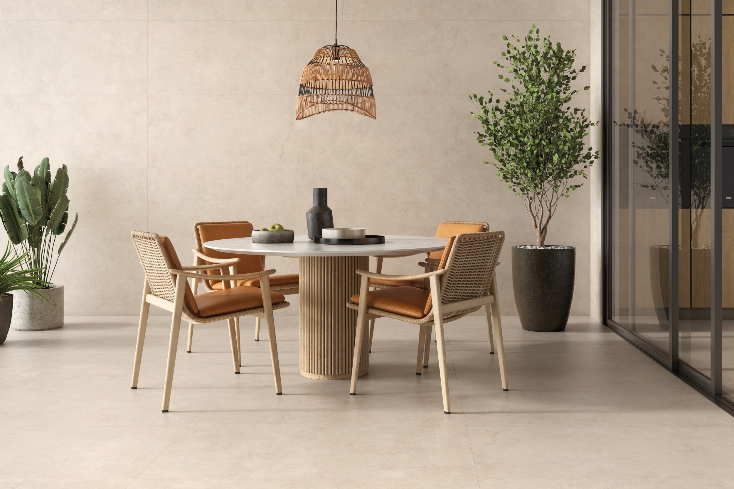 Fliese Betonoptik Talo Arena beige creme Bodenfliesen Wandfliesen
