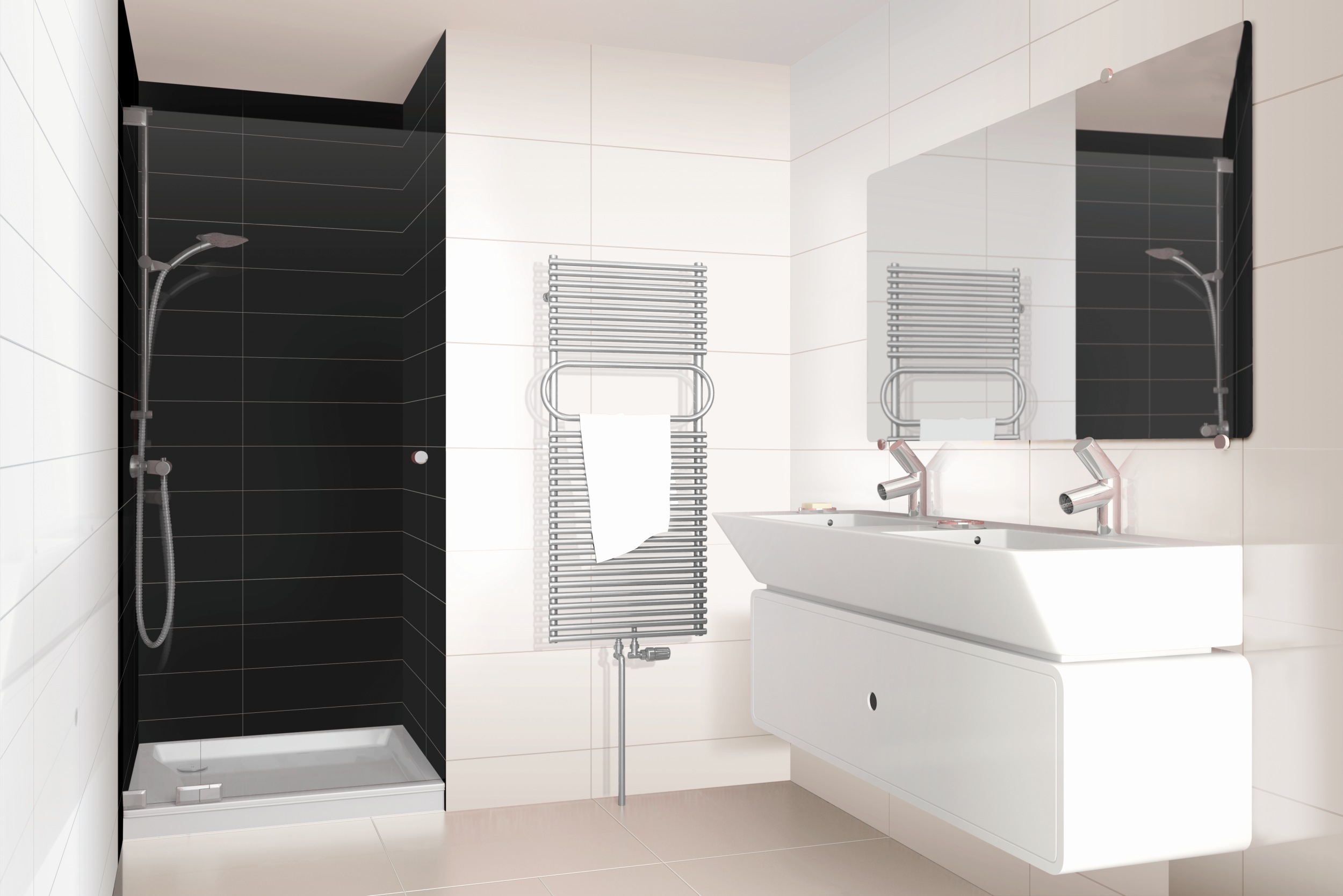 Fliese Colores 59 Blanco Brillo reinweiß weiß glänzend 59x59 cm Badezimmer