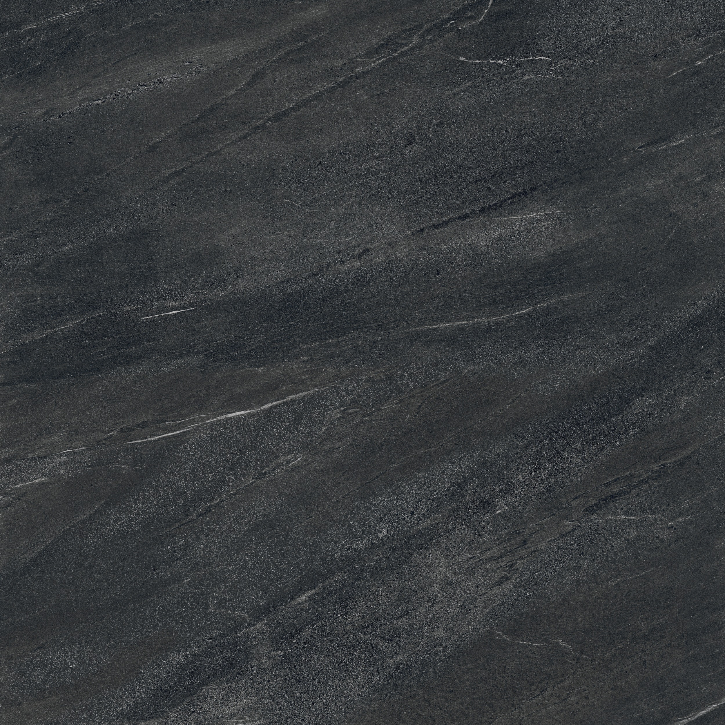 Fliese Steinoptik Lavica Mica Bodenfliese Wandfliesen anthrazit schwarz 120x120 cm