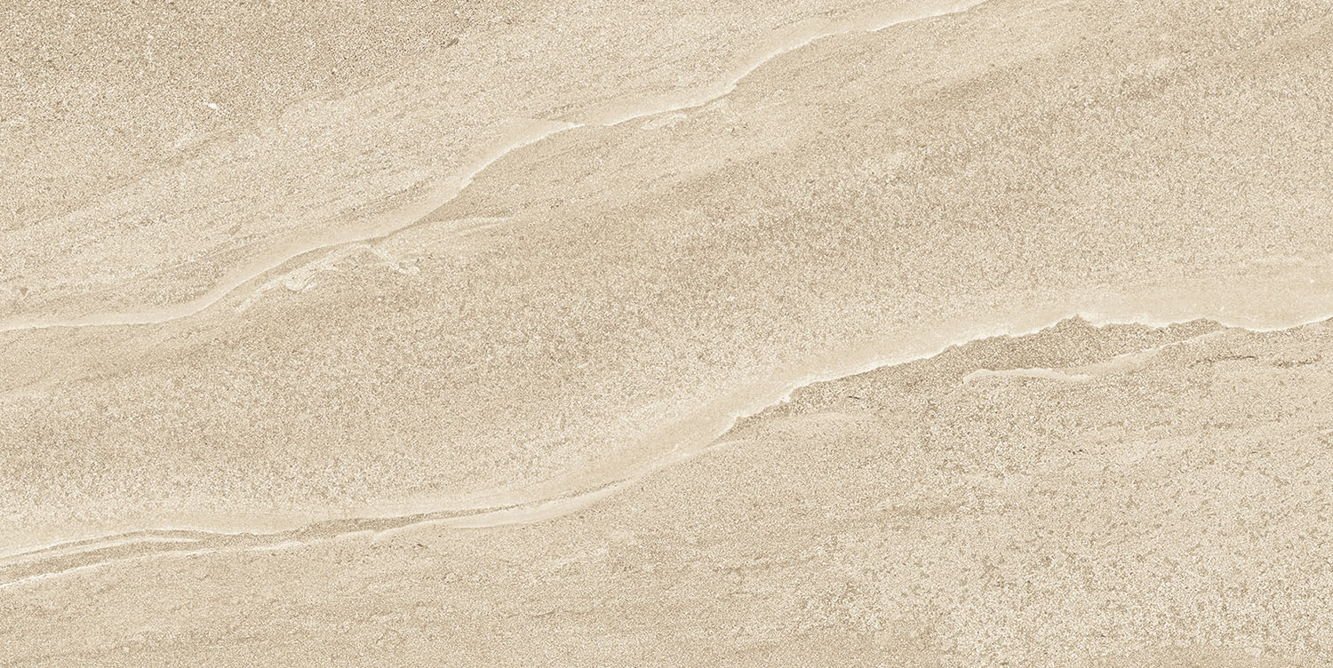 Fliese Sandstein-Optik beige  30x60 cm "Eddystone Arena" Feinsteinzeug rektifiziert