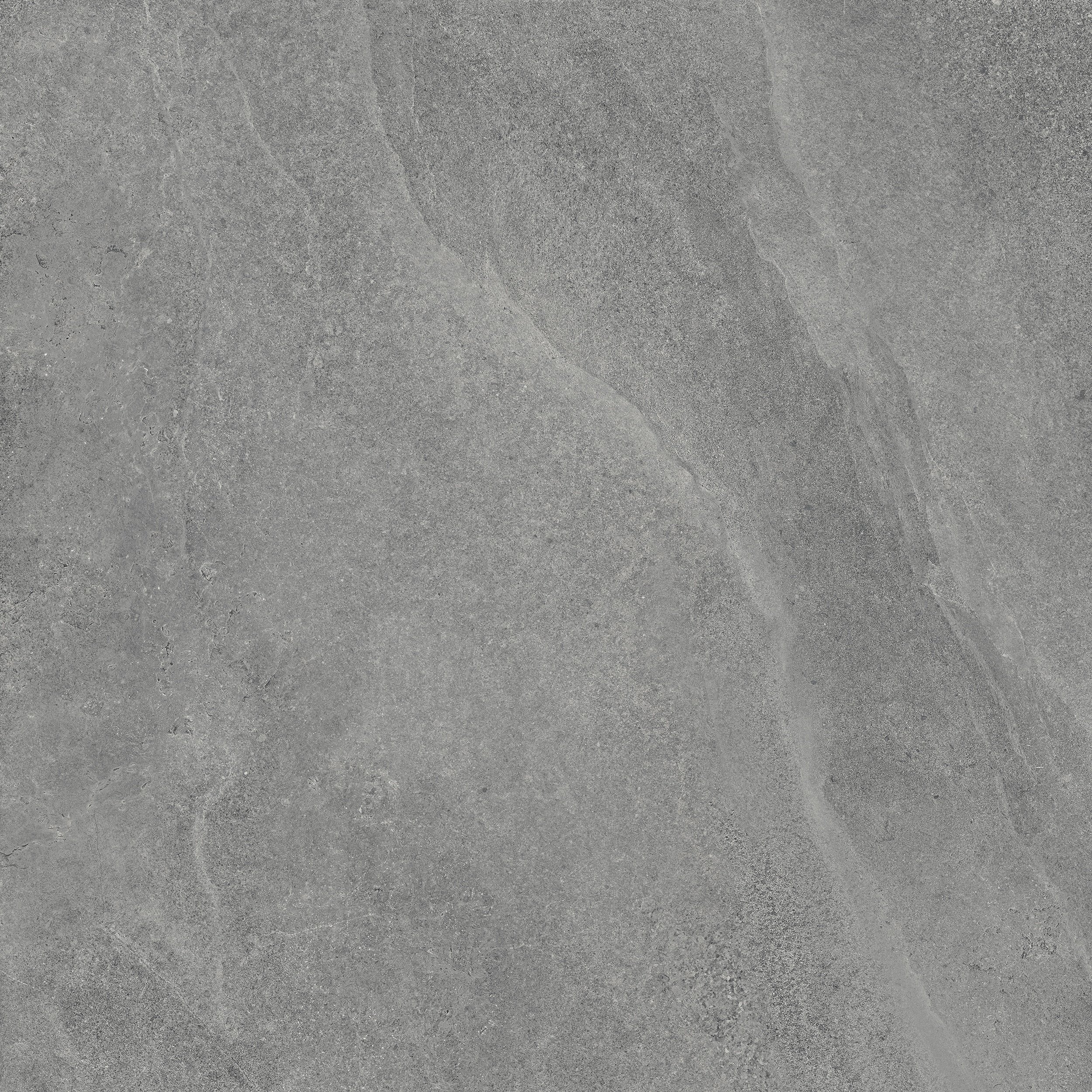 90x90 cm Fliese Natursteinoptik Sant Agostino Bergstone Dark Steinoptik grau
