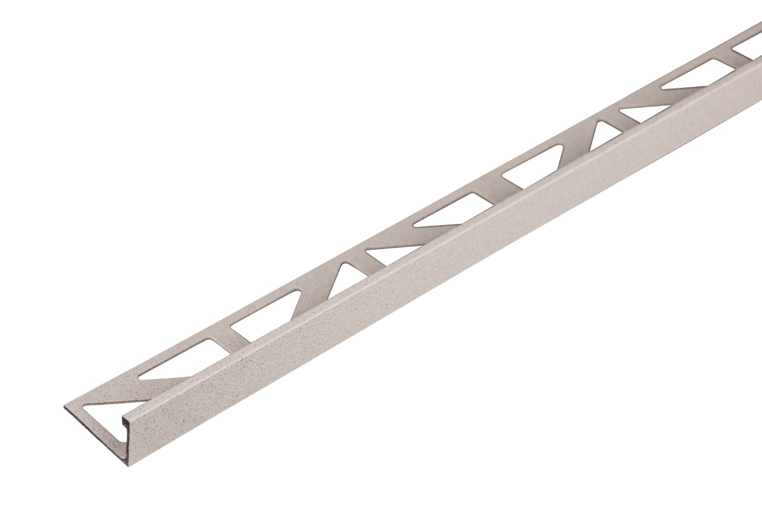 Dural Winkelprofil Limestone DUROSOL ROCKS strukturbeschichtete Aluminium-Abschlussschiene 250 cm