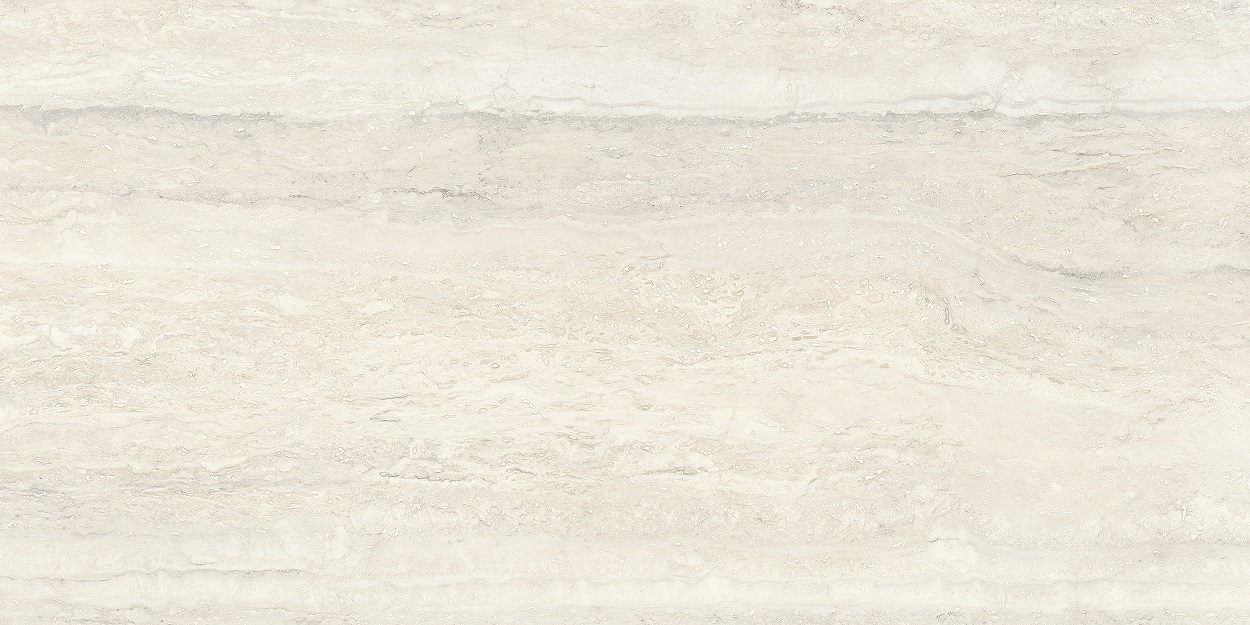 Fliese raffinierte Travertin-Steinoptik creme matt 60x120 cm "Invictus Ivory" rektifiziert