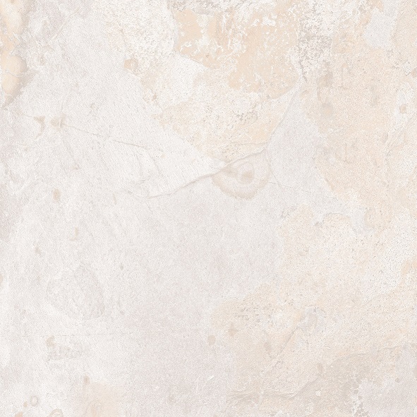 Fliese Natursteinoptik hellbeige matt 60x60cm "Nebula Cream" Feinsteinzeug mit fühlbarer 3D-Steinstruktur